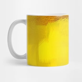 Abstract Yellow Daisy Mug